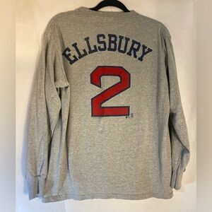 Boston Red‎ Sox Jacoby Ellsbury Tee T-shirt #2 Baseball MLB Size Medium